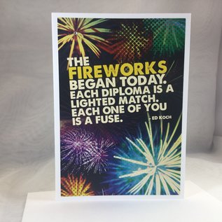 GRADUATION CARD Fireworks
