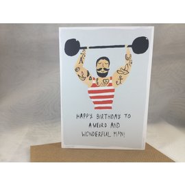 Birthday Card Weird Wonderful Man