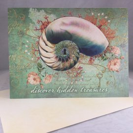Birthday Card Shell Hidden Treasures