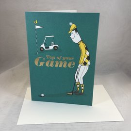 Father’s Day card Golfer