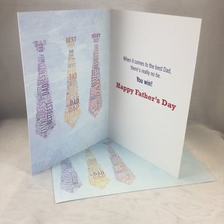 Father’s Day card No Tie Dad