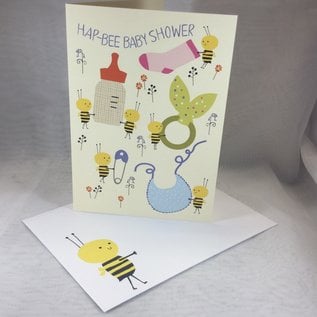 Baby Shower Card Hap-Bee