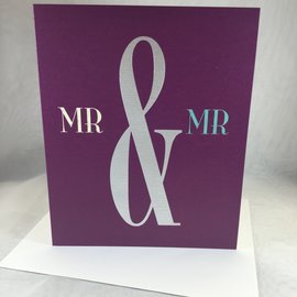 Wedding Card Mr & Mr (blank)