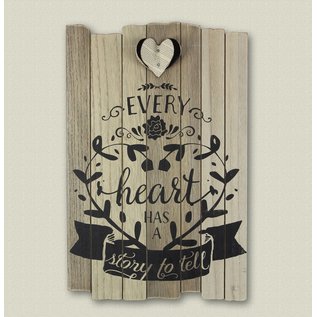 Every Heart has a Story sign