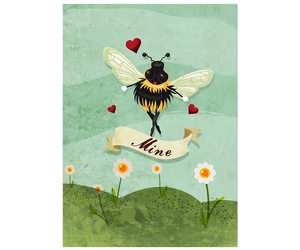 VALENTINE S DAY CARD BEE MINE