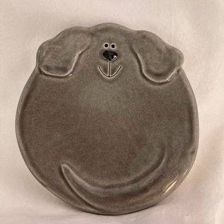 DOGGIE TRINKET DISH GREY