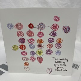 VALENTINE'S DAY CARD BUBBLY FEELING