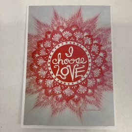 ERICA KATHLEEN ART CARD I Choose Love Mandala