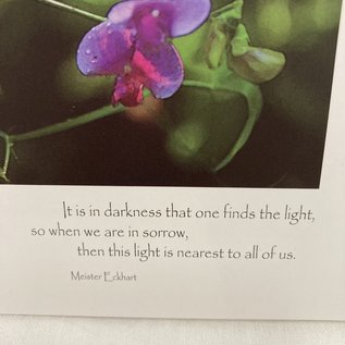 SYMPATHY CARD FIND THE LIGHT
