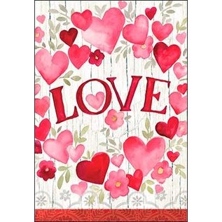 Valentine's Day Card LOVE HEARTS