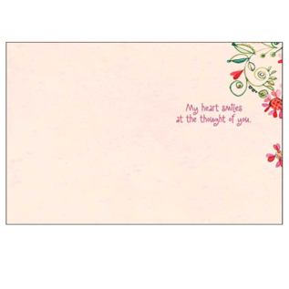 Valentine's Day Card Whimsy Hearts Flowers