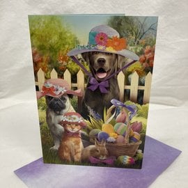 Easter Card Bonnets