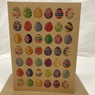 Easter Card Easter Eggs