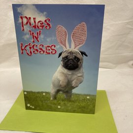 Easter Card Pugs'n' Kisses