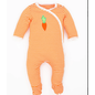 ORGANIC - CARROT FOOTIE ROMPER