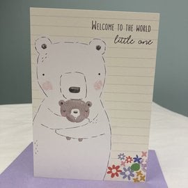 New Baby Card Welcome to the World