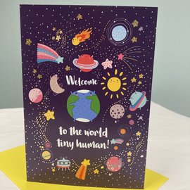 New Baby Card Tiny Human