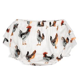 MILKBARN Ruffle Bloomer 6-12M CHICKEN