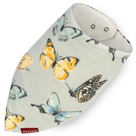 MILKBARN BAMBOO KERCHIEF BIB BUTTERFLY