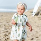 MILKBARN DRESS BLOOMER SET SKY FLORAL 6-12 MONTHS