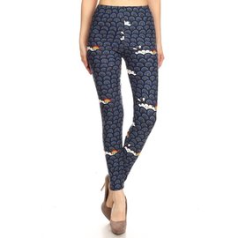 LEGGINGS RAINBOW PRINT ONE SIZE