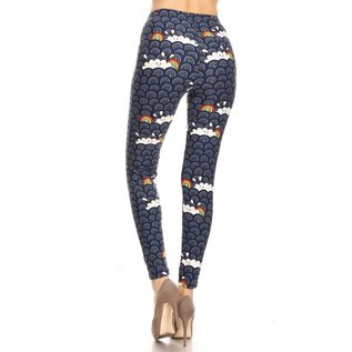 LEGGINGS RAINBOW PRINT ONE SIZE
