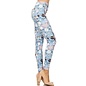 LEGGINGS WHIMSY KITTY FLORAL ONE SIZE