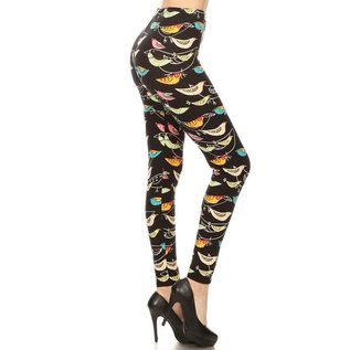LEGGINGS BRIGHT BIRDIES ONE SIZE