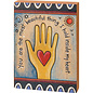 INSIDE MY HEART WOOD BLOCK  SIGN