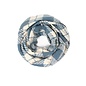 Cozy Plaid Infinty Scarf- Blue
