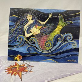 Thinking of You Card Mermaid Love