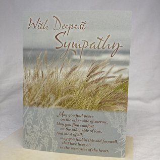 Sympathy Card Beach Grass