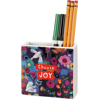 CHOOSE JOY SQUARE VASE