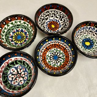 Handmade Black White  3" Bowl - Assorted Patterns