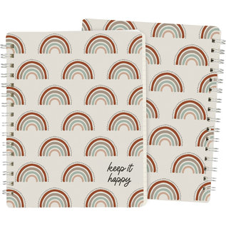 SPIRAL NOTEBOOK- HAPPY
