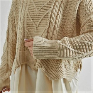 SALE FROM $65 - ROMANTIC LAYERED SWEATER - FREE SIZE