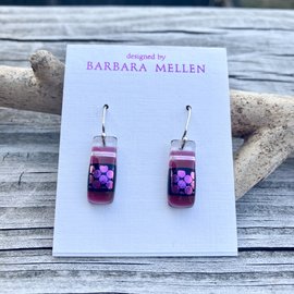 HANDCRAFTED DICHROIC GLASS EARRINGS - #14 - Kamala Boutique