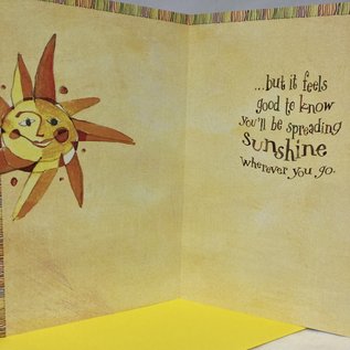 Goodbye Card Spreading Sunshine