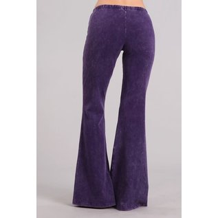 SALE FROM $40 - MINERAL WASH BELL BOTTOM Grape SMALL