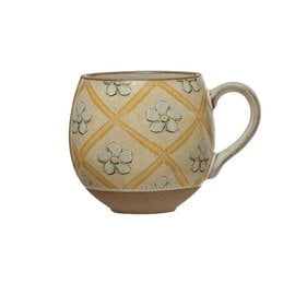 ROUND  BEE MUG - FLOWERS