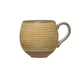 ROUND  BEE MUG - STRIPES