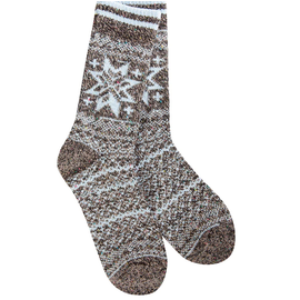 WORLD'S SOFTEST SOCK SOCKS SNOWFLAKE CONFETTI  BLUE