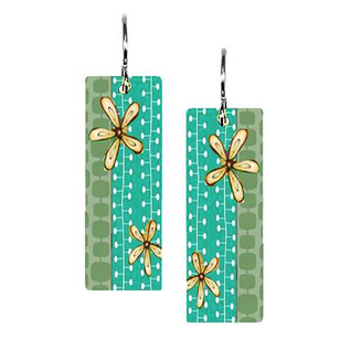 ARTISTA TWINKA RECTANGLE EARRINGS