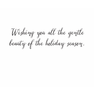 HOLIDAY CARD RUNNING DEER / CHICKADEE