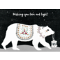 HOLIDAY CARD LOVE AND LIGHT BEAR / SNOWQUEEN