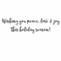 HOLIDAY CARD SPIRIT OF LOVE DOVE