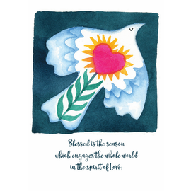 HOLIDAY CARD SPIRIT OF LOVE DOVE