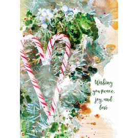 CANDY CANES HOLIDAY CARD