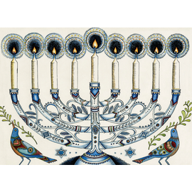 MENORAH  HOLIDAY CARD