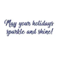 HOLIDAY CARD SPARKLE TREES